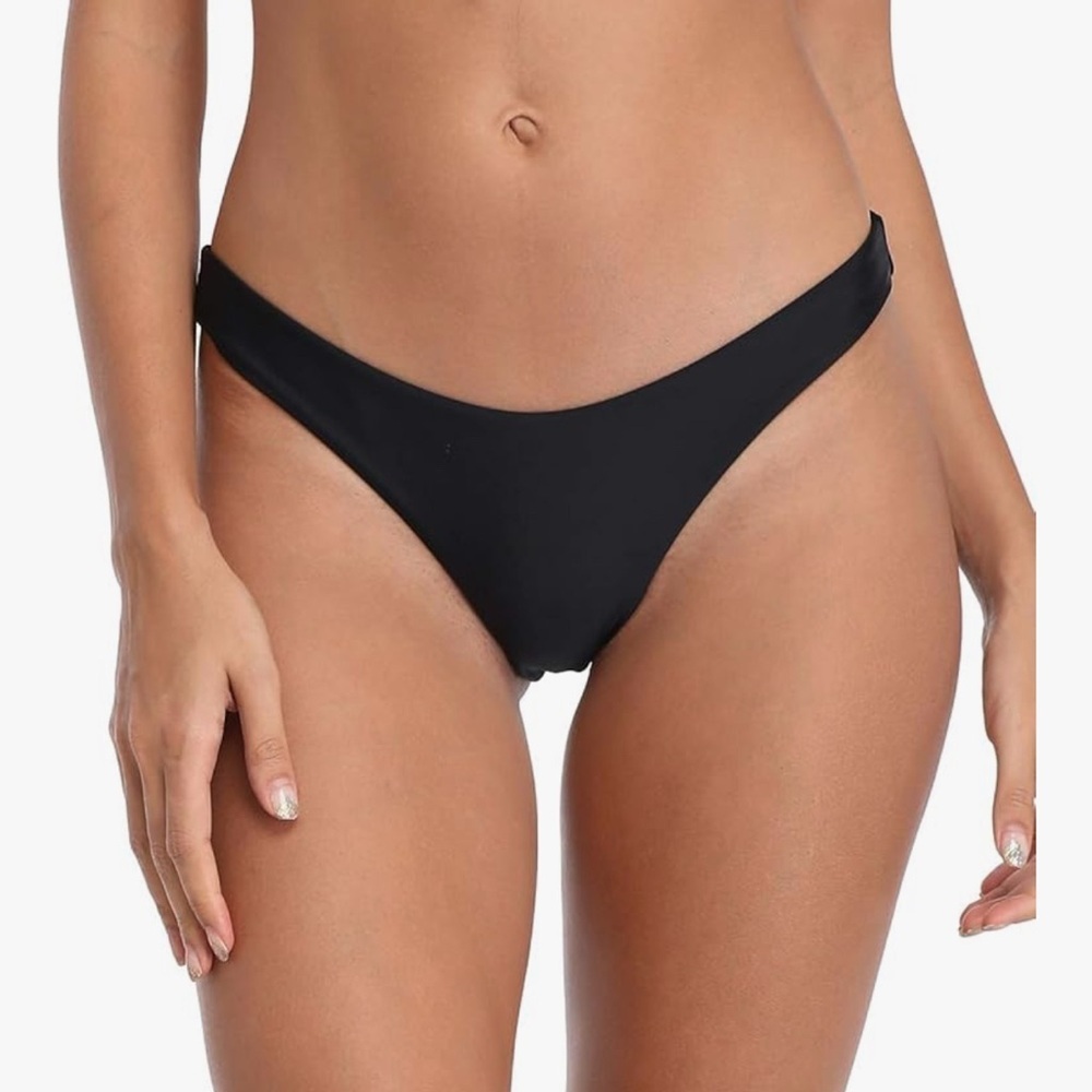 RELLECIGA Women's Cheeky Bikini Bottom Size Medium